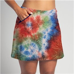 Zipper Pocket Skort - Primo Tie Dye
