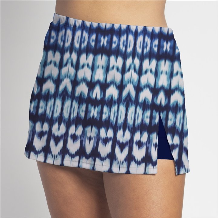 Side Slit - Marine Batik
