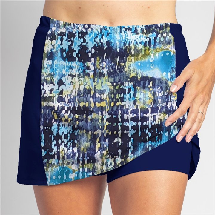 Slimming Panel Skort - Mykonos