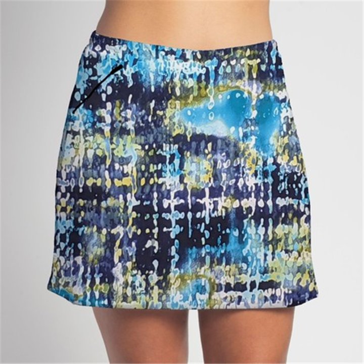 Zipper Pocket Skort - Mykonos