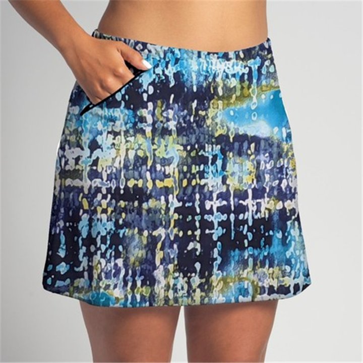 Zipper Pocket Skort - Mykonos