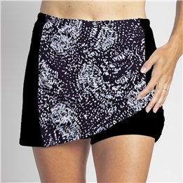 Slimming Panel Skort - BW Speckle