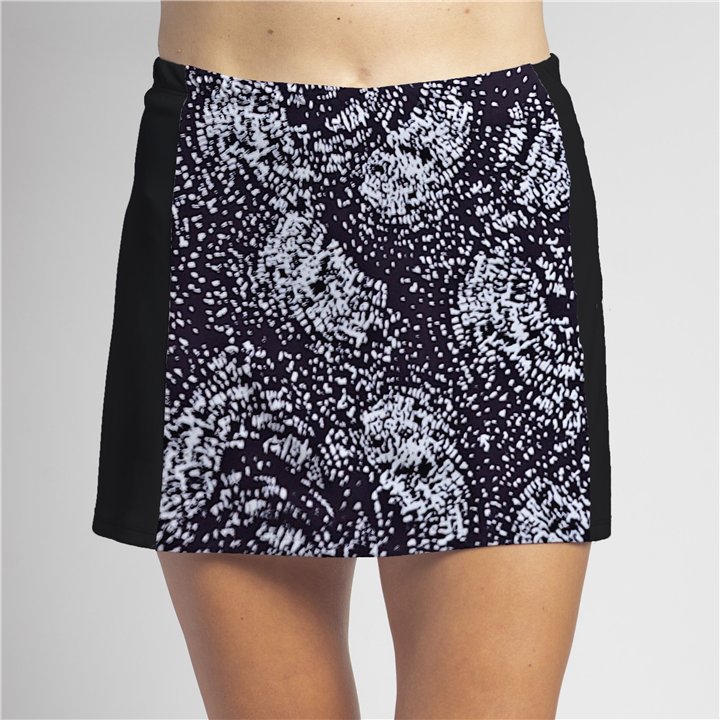 Slimming Panel Skort - BW Speckle