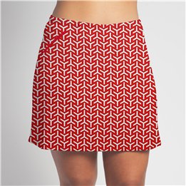 Zipper Pocket Skort - Cherry YiYi