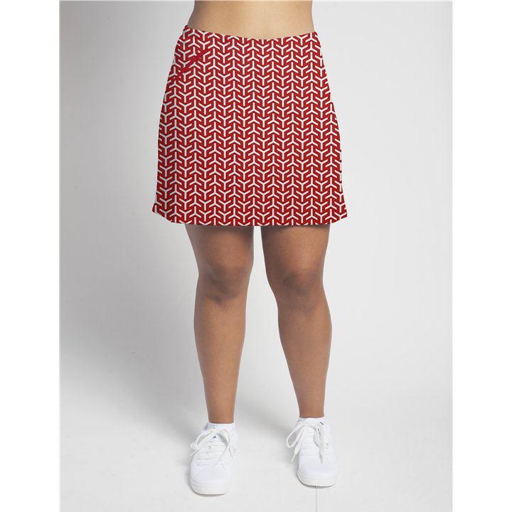 Zipper Pocket Skort - Cherry YiYi