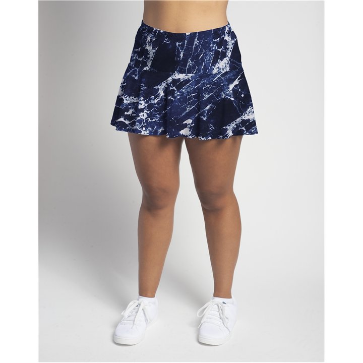 Flounce - Navy Crackle