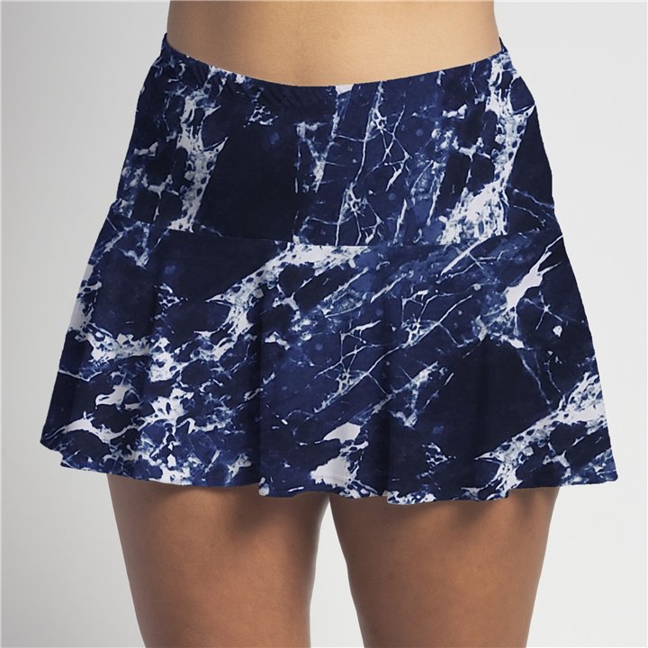 Flounce - Navy Crackle