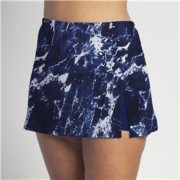 Side Slit - Navy Crackle