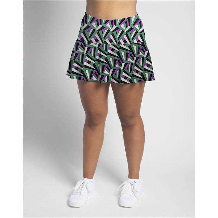 Flounce - Green Grape Geo