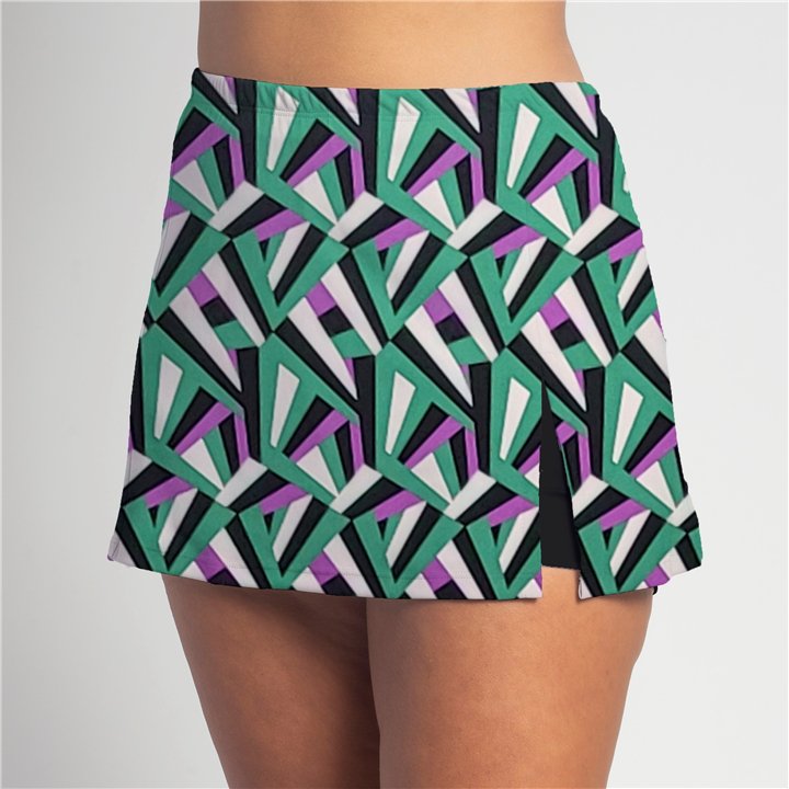 Side Slit - Green Grape Geo