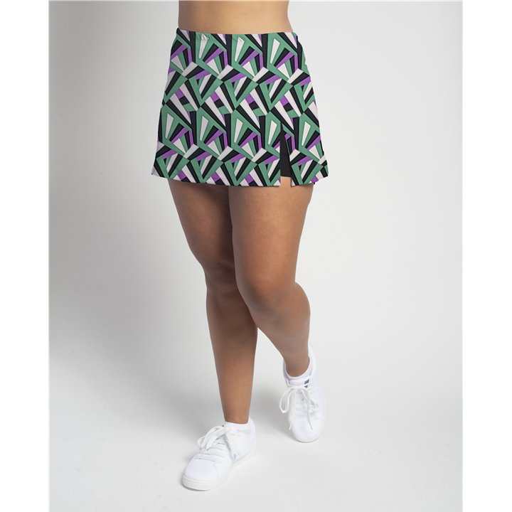Side Slit - Green Grape Geo