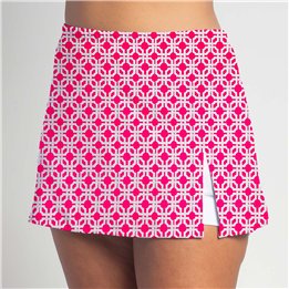 Side Slit - Pink Lattice