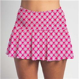 Flounce - Pink Lattice