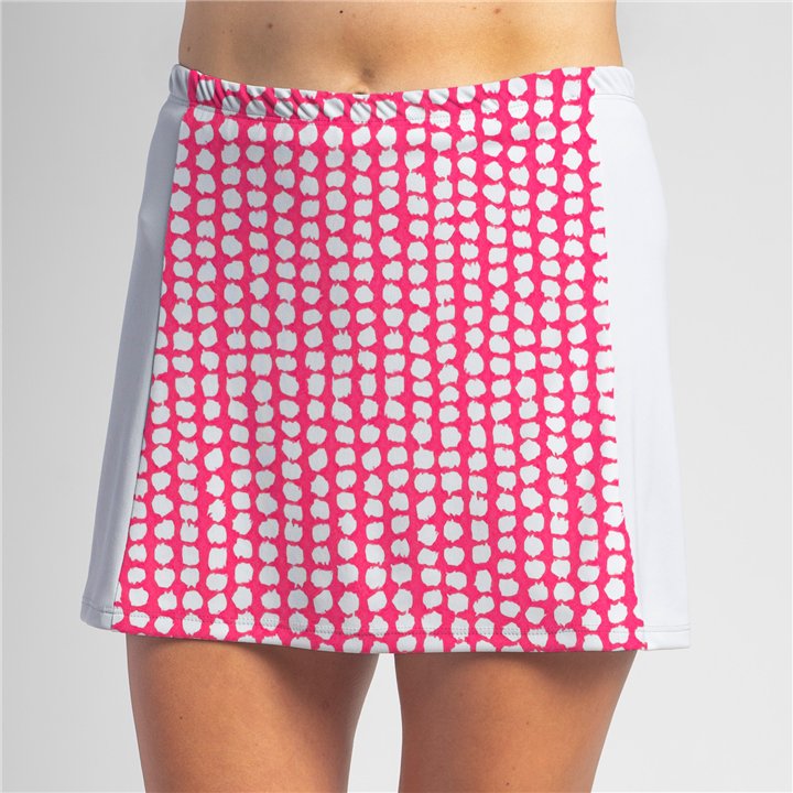 Slimming Panel Skort - Pink Splotch Dots