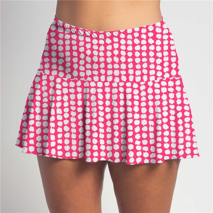 Flounce - Pink Splotch Dots