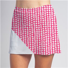 Bias Skort - Pink Splotch Dots