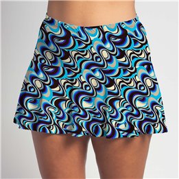 Flounce - Turquoise Grape Swirl