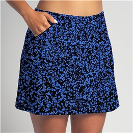 Zipper Pocket Skort - Blue bubbles