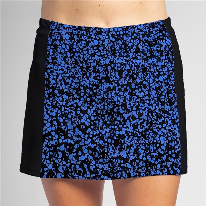 Slimming Panel Skort - Blue Bubbles