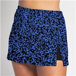Side Slit - Blue Bubbles