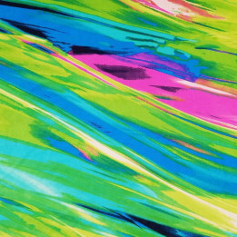Bright Swirly print with Pink Green Cobalt Blue Aqua