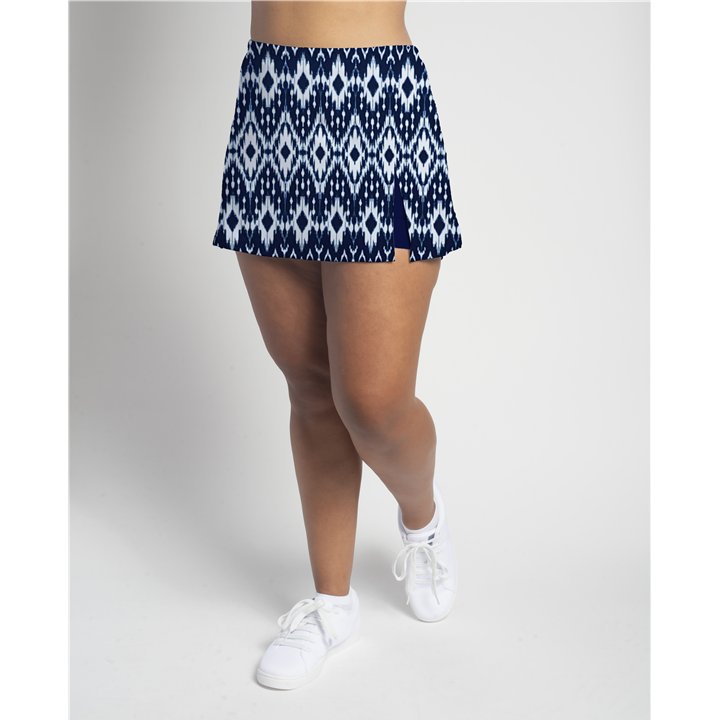 Side Slit - Denim Ikat