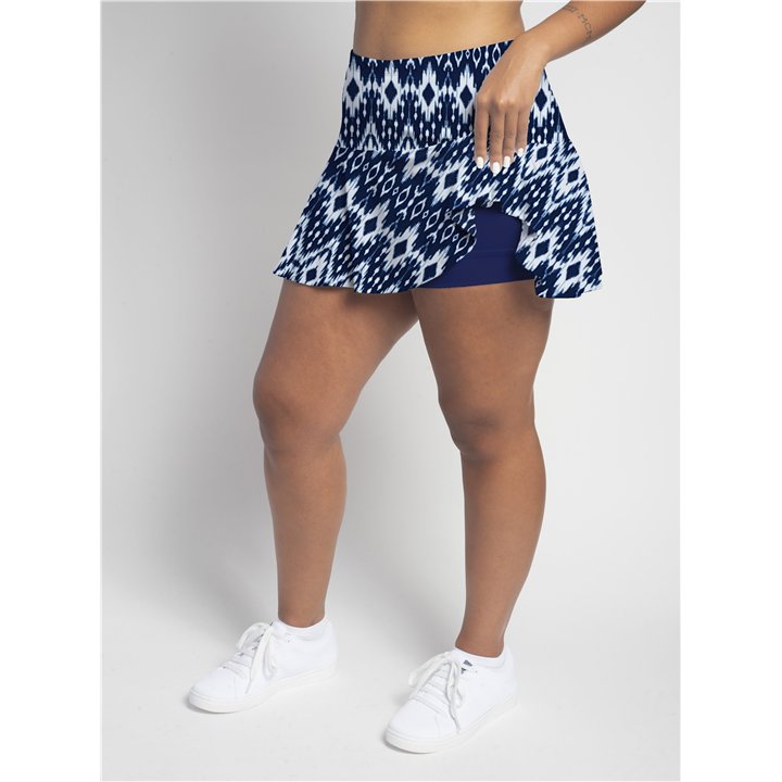 Flounce - Denim Ikat