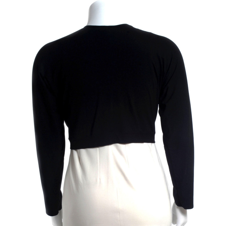 Tie Front Shrug - Black