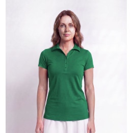 Collared Short Sleeve Top - Kelly Green
