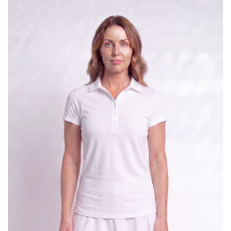 Collared Short Sleeve Top - White