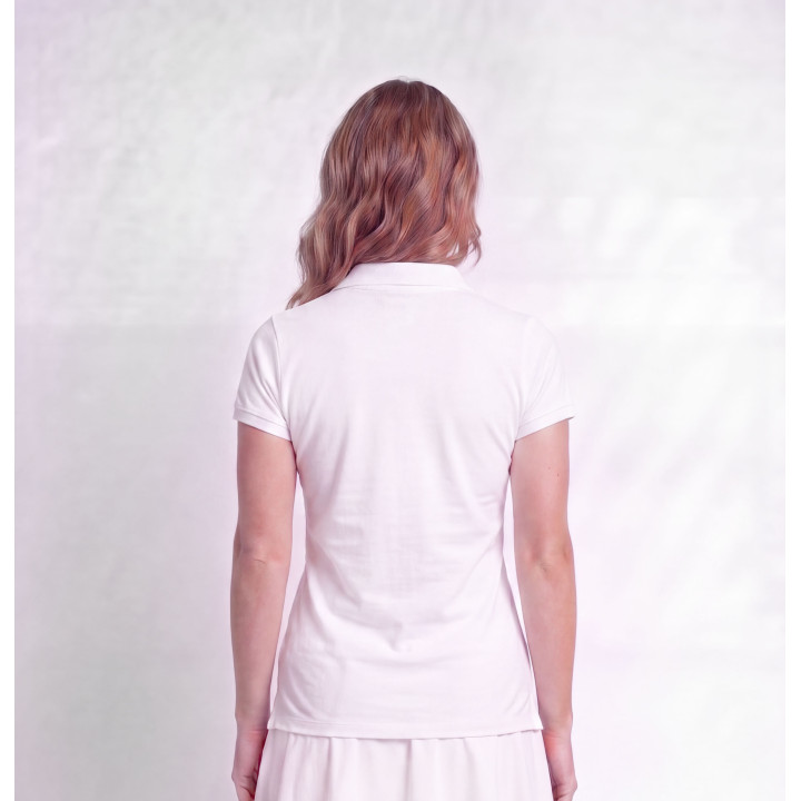 Collared Short Sleeve Top - White