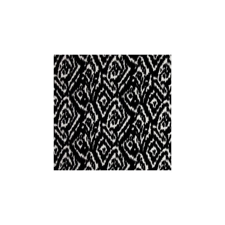 Black White Tribal Ikat