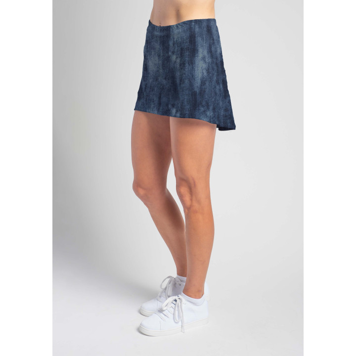 HiLo - Distressed Denim full length