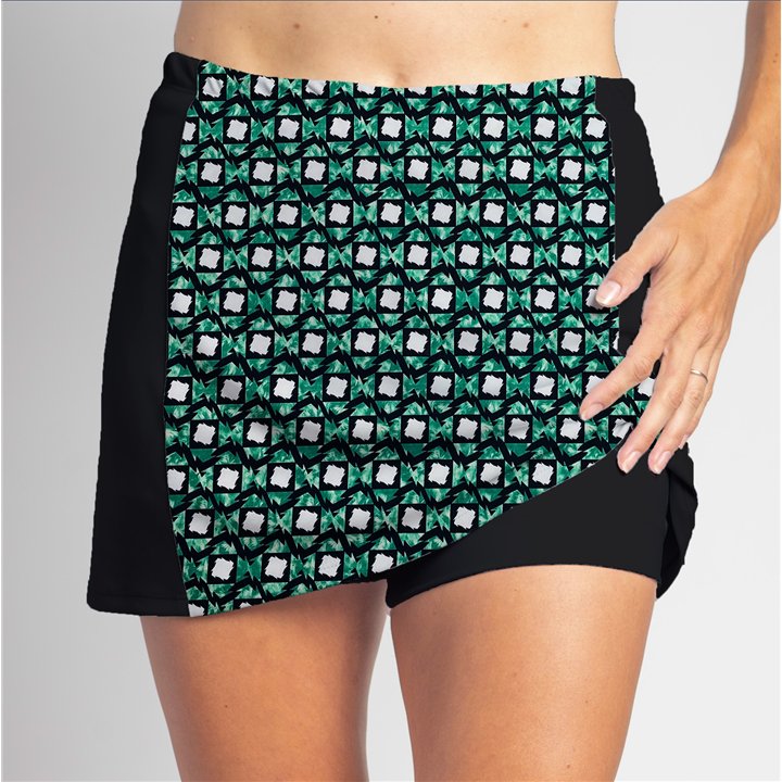 Slimming Panel Skort - Green Lightening Box