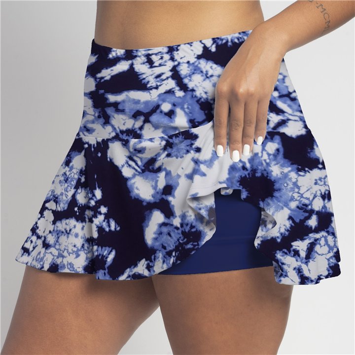 Flounce - Navy Tie Dye