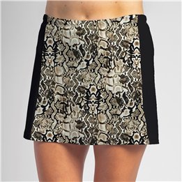 Slimming Panel Skort - Desert Snake