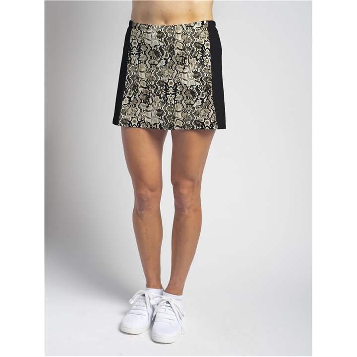 Slimming Panel Skort - Desert Snake