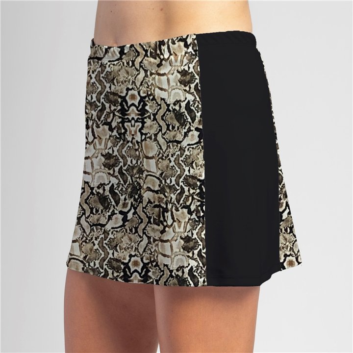 Slimming Panel Skort - Desert Snake