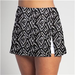 Side Slit - BW Tribal Ikat W