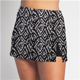 Side Slit - BW Tribal Ikat B