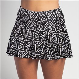 Flounce - BW Tribal Ikat