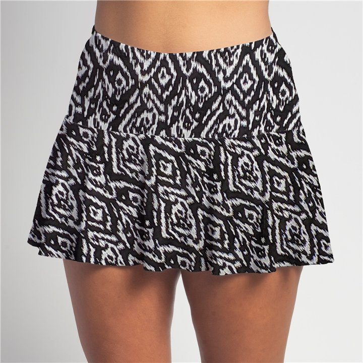 Flounce - BW Tribal Ikat