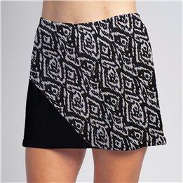 Bias Skort - BW Tribal Ikat