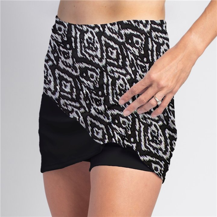 Bias Skort - BW Tribal Ikat