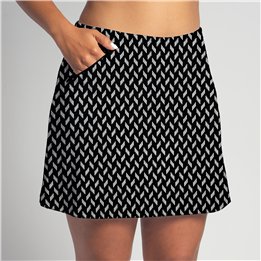 Zipper Pocket Skort - BW Chiclet