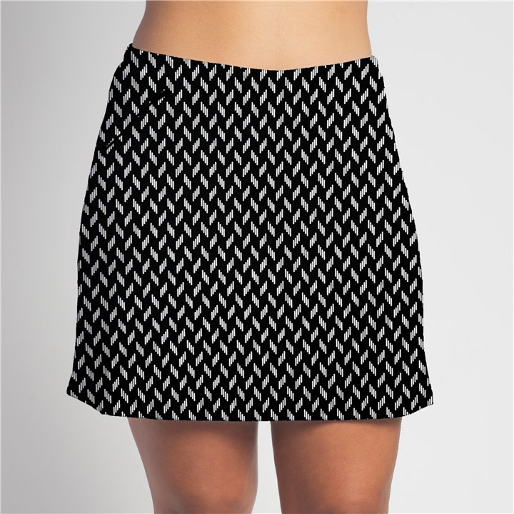 Zipper Pocket Skort - BW Chiclet