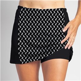 Slimming Panel Skort - BW Chiclet