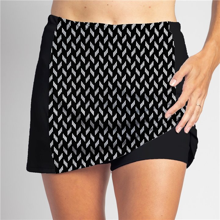 Slimming Panel Skort - BW Chiclet