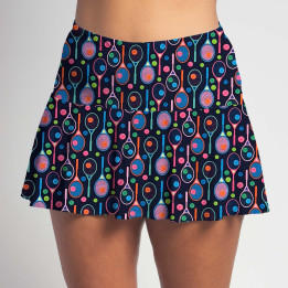 Flounce - Bright Tennis Rackets on Navy
