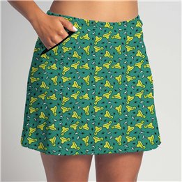 Zipper Pocket Skort - Margarita Time